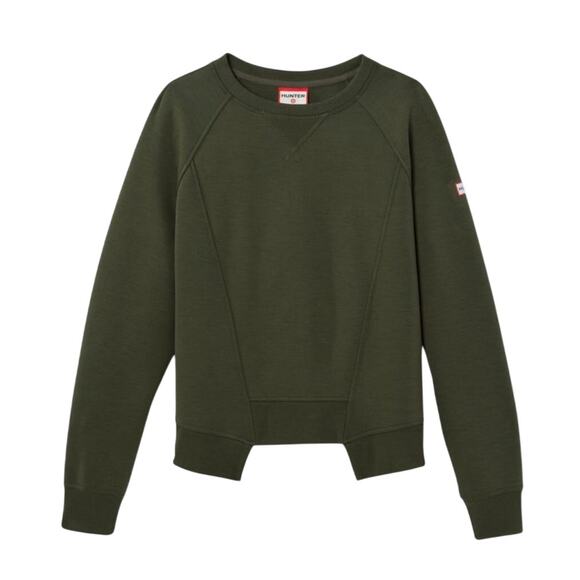 Hunter for Target Cropped Hunter Green Sweatshirt Size M - Picture 1 of 5